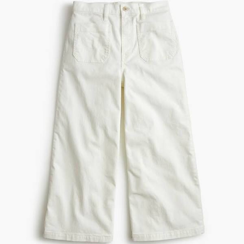 J. Crew wide leg crop pants - Picture 2 of 5